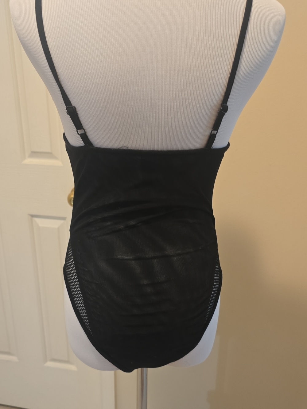 Divided Women’s Black Crisscross One-Piece Swimsuit - Picture 5 of 6